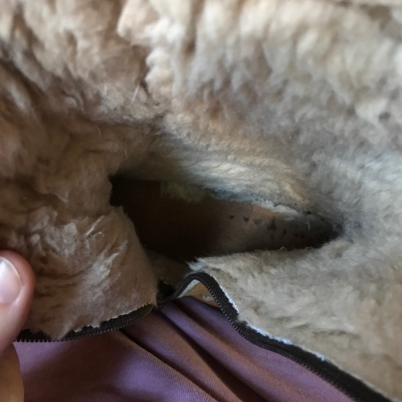 VINTAGE Italian 🇮🇹 butterscotch leather boots 10 - Picture 7 of 8